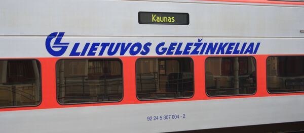 Вагон поезда на железнодорожном вокзале Вильнюса - Sputnik Литва