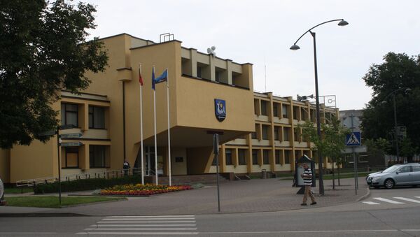 Здание администрации Зарасай - Sputnik Литва