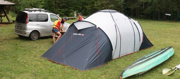 Палатка туристов Палатка туристов - Sputnik Литва