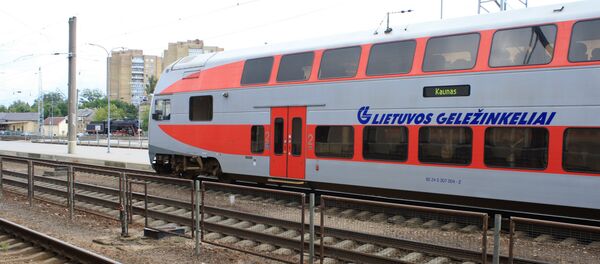 Железнодорожный вокзал Вильнюса, архивное фото - Sputnik Литва