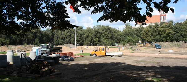 Лукишская площадь на реконструкции. Архивное фото Лукишская площадь на реконструкции. Архивное фото - Sputnik Литва