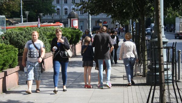 Люди на улицах Вильнюса - Sputnik Литва