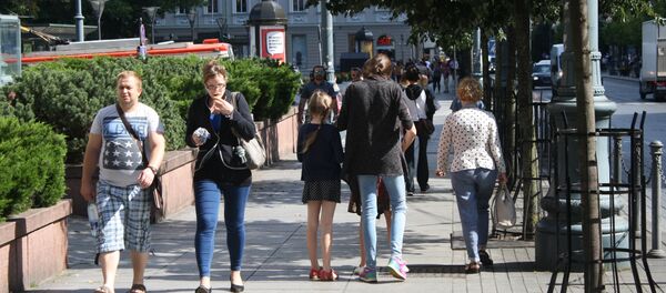 Люди на улицах Вильнюса - Sputnik Литва