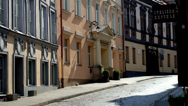 Улица Доминикону в Вильнюсе, архивное фото - Sputnik Литва