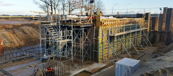 Строительство автомагистрали Каунас - Мариямполе - Сувалки Строительство автомагистрали Каунас - Мариямполе - Сувалки - Sputnik Lietuva