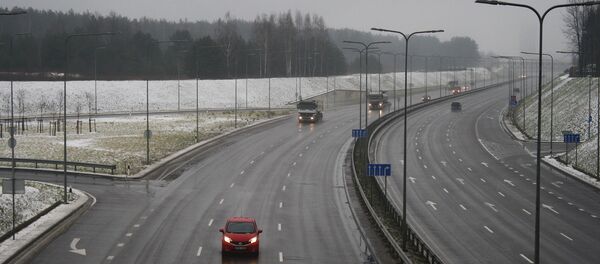 Вильнюсская объездная дорога в районе Каролинишкес Вильнюсская объездная дорога в районе Каролинишкес - Sputnik Lietuva
