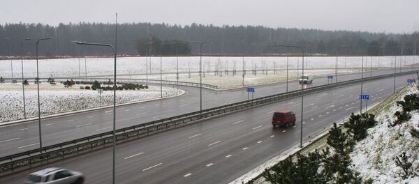 Вильнюсская объездная дорога в районе Каролинишкес - Sputnik Литва