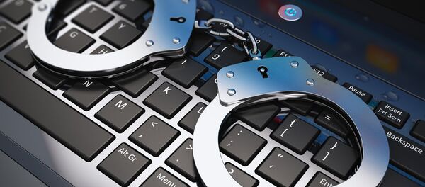 Наручники на клавиатуре - Sputnik Литва