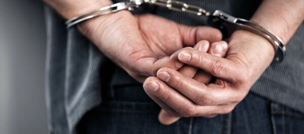 Задержание мужчины, архивное фото - Sputnik Литва