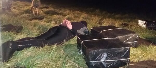 Литовец в костюме водолаза по реке переправлял контрабандные сигареты - Sputnik Литва