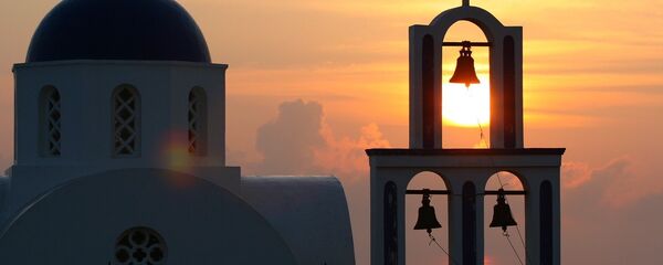 Архитектура в Санторини Архитектура в Санторини - Sputnik Литва