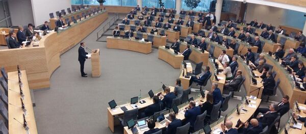 Саулюс Сквернялис в Сейме - Sputnik Литва