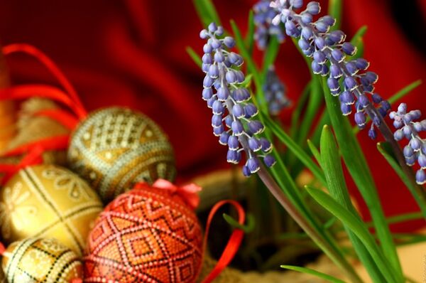 Пасхальные яйца, архивное фото - Sputnik Литва