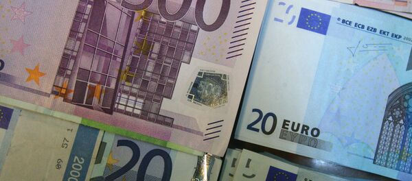 Купюры евро - Sputnik Литва