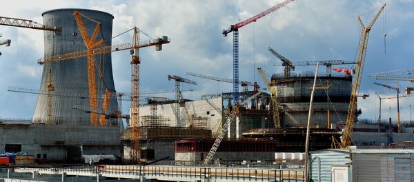 БелАЭС стройка - Sputnik Литва