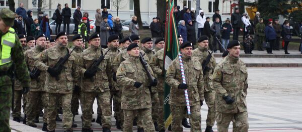 Отряд добровольцев Союза Стрелков Литвы Отряд добровольцев Союза Стрелков Литвы - Sputnik Lietuva