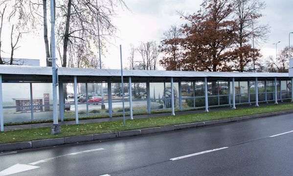 Выставка фотографий советских автобусных остановок в Вильнюсском аэропорту - Sputnik Литва