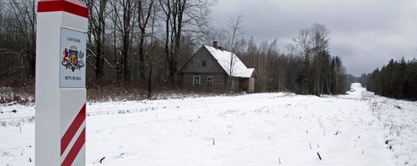 Граница Латвии и России Граница Латвии и России - Sputnik Литва