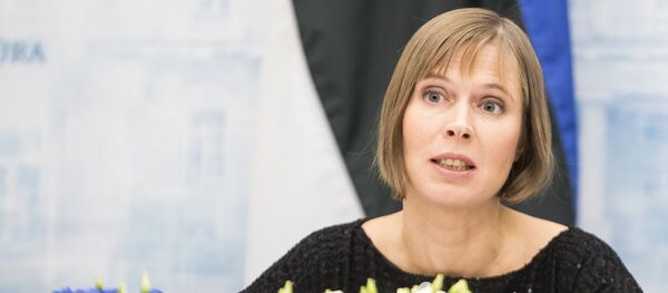 Президент Эстонии Керсти Кальюлайд - Sputnik Литва
