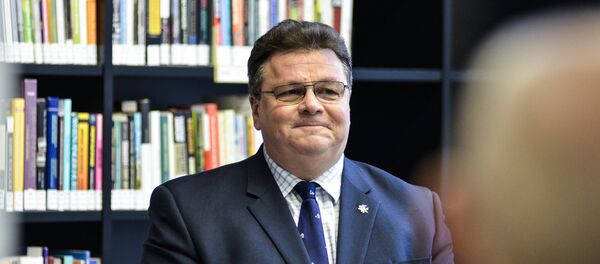 Министр иностранных дел Литвы Линас Линкявичюс - Sputnik Литва