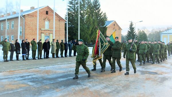 Гусарский батальон имени короля Миндаугаса отметил 25-летие - Sputnik Литва