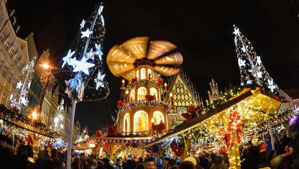 Рождественская ярмарка во Вроцлаве - Sputnik Lietuva