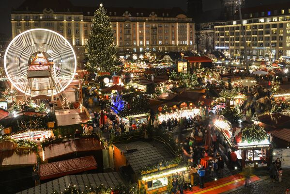 Открытие Рождественской ярмарки в Дрездене - Sputnik Lietuva