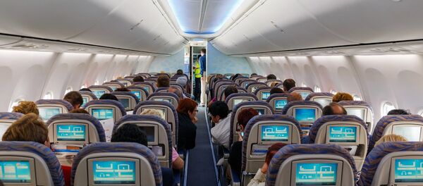 Салон внутри самолета Салон внутри самолета - Sputnik Литва