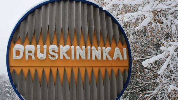 Знак Друскининкай при въезде в город - Sputnik Lietuva
