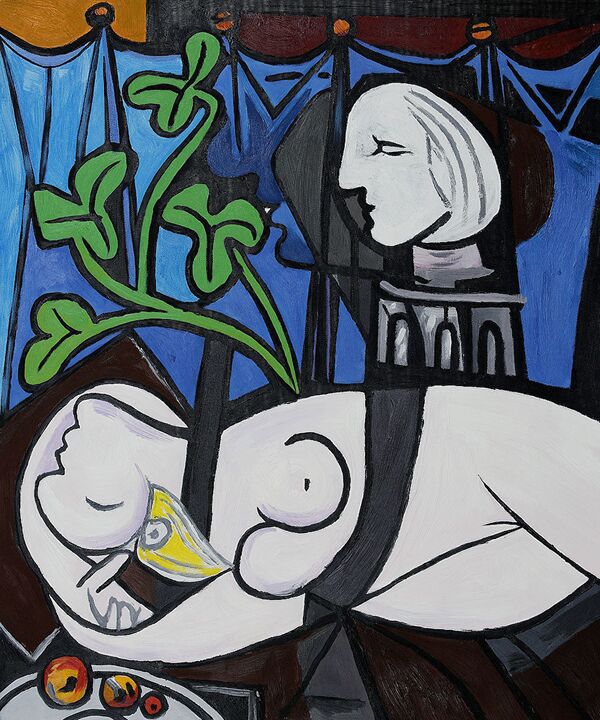 Обнаженная, зелёные листья и бюст, Пабло Пикассо, 1932 год Обнаженная, зелёные листья и бюст, Пабло Пикассо, 1932 год - Sputnik Литва