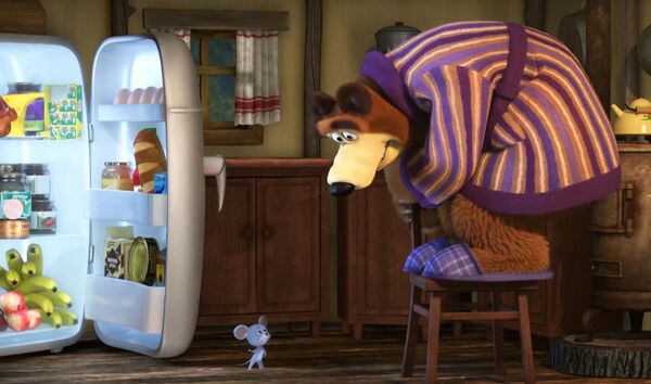 Кадр из мультфильма Маша и медведь - Sputnik Литва