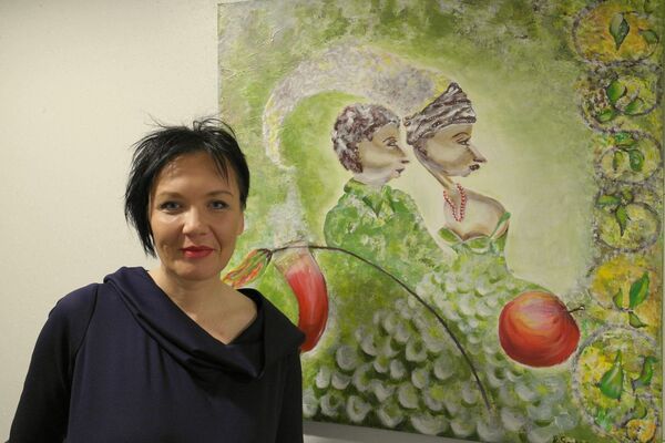 Клайпедскую участковую прокуратуру украшают картины, нарисованные прокурором Рутой Гиргждутайтене - Sputnik Литва