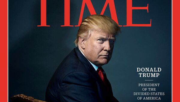 Дональд Трамп на обложке Time - Sputnik Литва