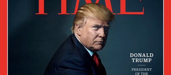 Дональд Трамп на обложке Time - Sputnik Литва