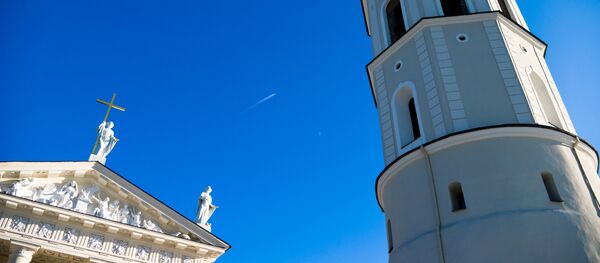 Белая башня в Вильнюсе Белая башня в Вильнюсе - Sputnik Lietuva