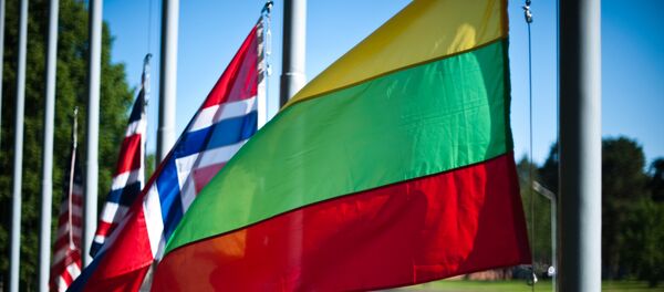 Флаги Литвы, Британии, США - Sputnik Литва