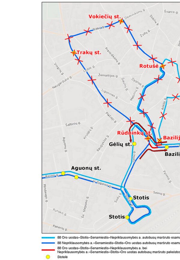 Карта забега Санта Клаусов в Вильнюсе Карта забега Санта Клаусов в Вильнюсе - Sputnik Литва
