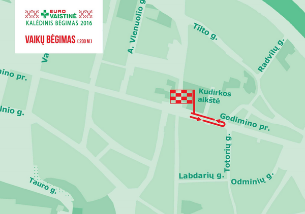 Карта забега Санта Клаусов в Вильнюсе Карта забега Санта Клаусов в Вильнюсе - Sputnik Литва