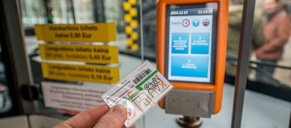 Проездные для маршруток в Каунасе - Sputnik Литва