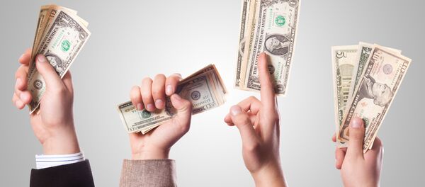 Руки с деньгами - Sputnik Lietuva