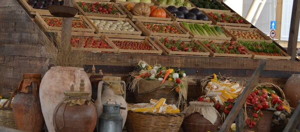 Прилавок с овощами - Sputnik Литва