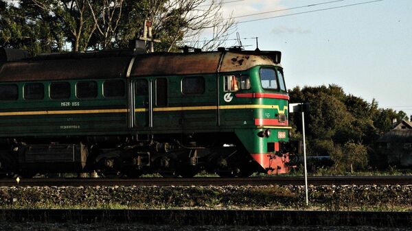 Поезд в дороге - Sputnik Литва
