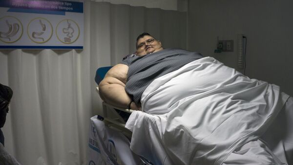 Самый толстый человек в мире Хуан Педро Франко - Sputnik Lietuva