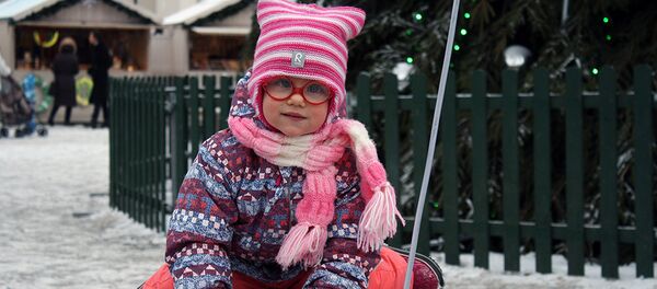 Дети - главные посетители рождественских праздничных мероприятий Дети - главные посетители рождественских праздничных мероприятий - Sputnik Литва