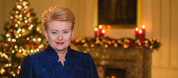 Даля Грибаускайте поздравляет с Рождеством Даля Грибаускайте поздравляет с Рождеством - Sputnik Lietuva