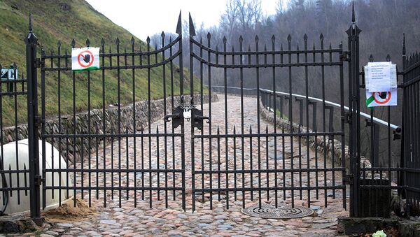 Ворота главного входа на гору Гедиминаса - Sputnik Lietuva
