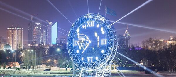 Гигантские часы в Астане - Sputnik Литва