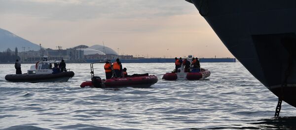 Поисково-спасательная операция на месте крушения самолета Ту-154 - Sputnik Литва