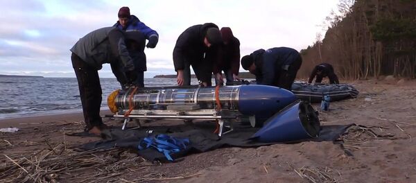 Испытания подводного робота-планера в Балтийском море - Sputnik Литва