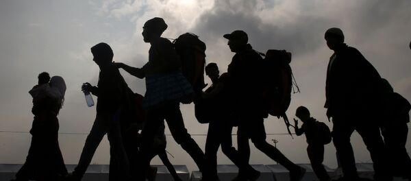 Беженцы в Европе. Архивное фото Беженцы в Европе. Архивное фото - Sputnik Литва